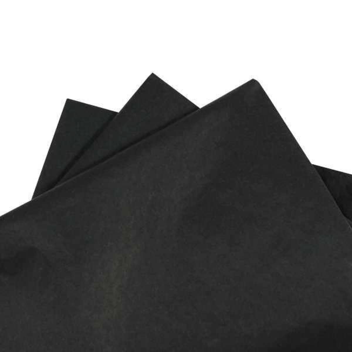 GIFT TISSUE PAPER 750X500MM BLACK - PACK OF 480 SHEETS 1