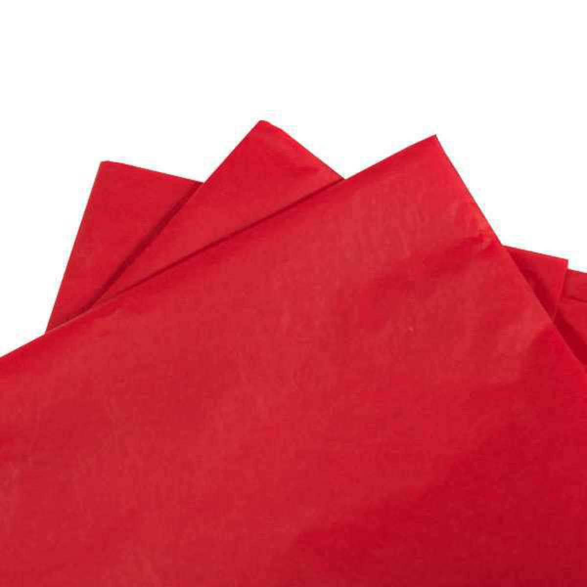 GIFT TISSUE PAPER 750X500MM RED - PACK OF 480 SHEETS 1