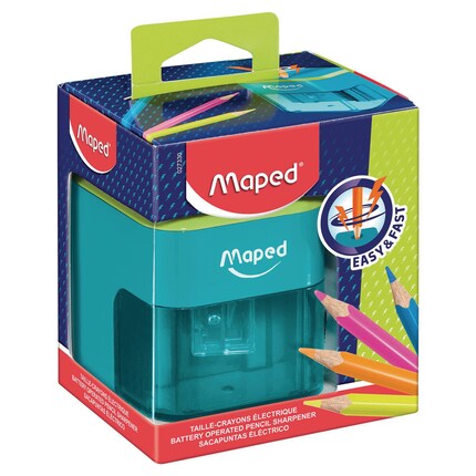 Taille-Crayon Électrique Educo 1 Trou – Parfait Pour L’École, Le Dessin Et Les Activités Créatives !