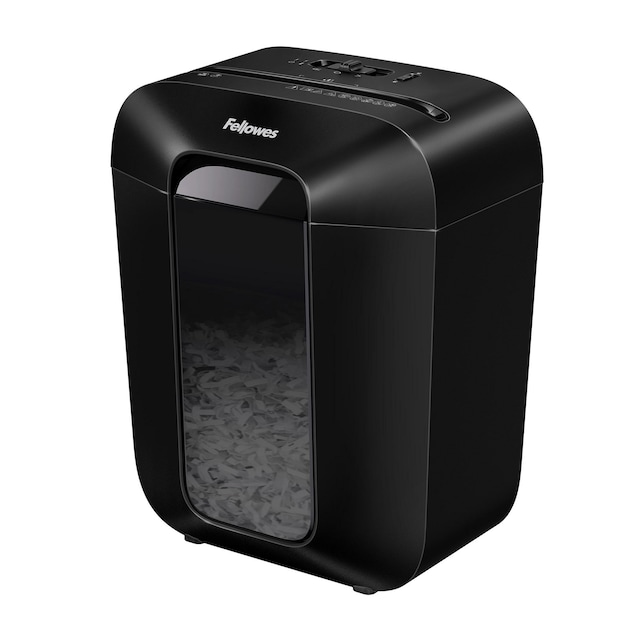 Fellowes Paper Shredder LX45 8 Sheet Deskside Cross Cut Shredder with 17L Bin 1