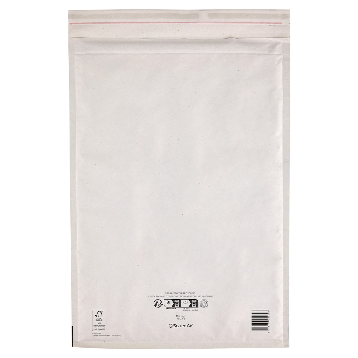 Bubble Lined Envelope J/6 White 300x440mm BX100 1