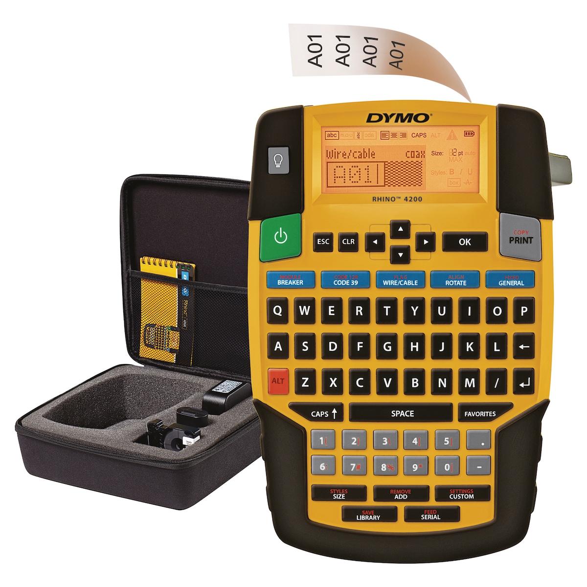 Dymo Rhino 4200 Label Maker Kit QWERTY 1