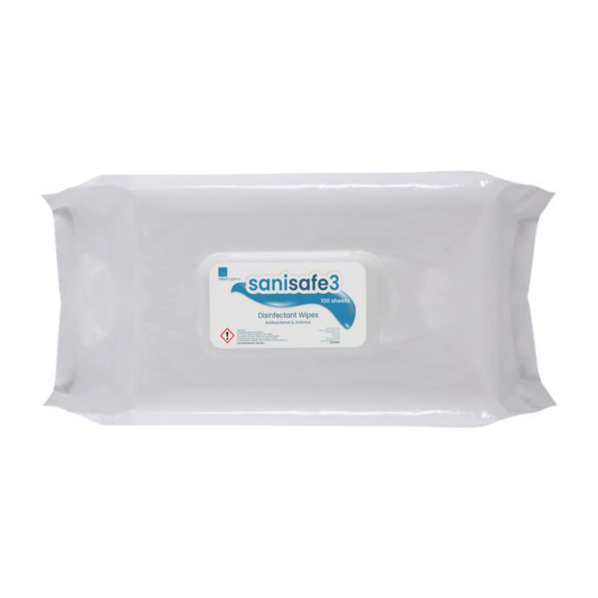 Allied Sanisafe 3 Alcohol Free Antiviral & Antibac Wipes - Pack of 100 1