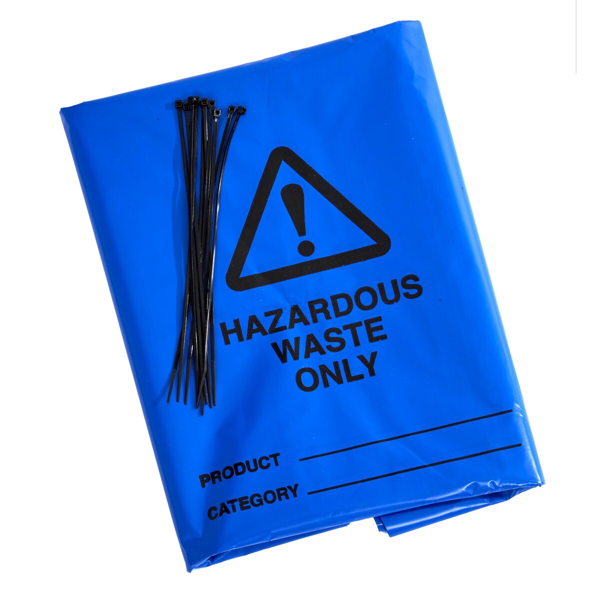 Hazardous Bags and Ties - Pack of 100 1