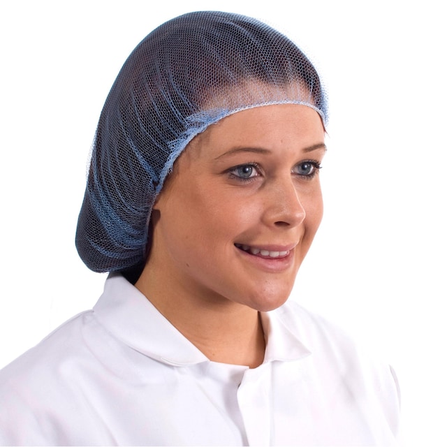 Supertouch  COARSE MESH HAIRNET BLUE - PACK OF 100 1