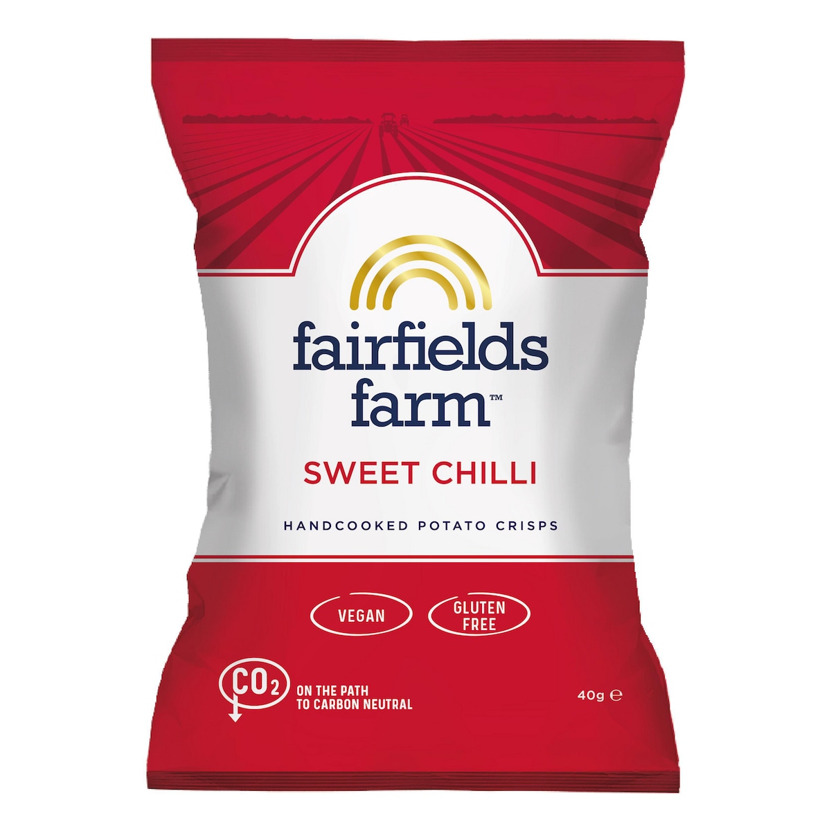 Fairfields Farm Sweet Chilli Hand Cooked Crisps - Pack of 36 1