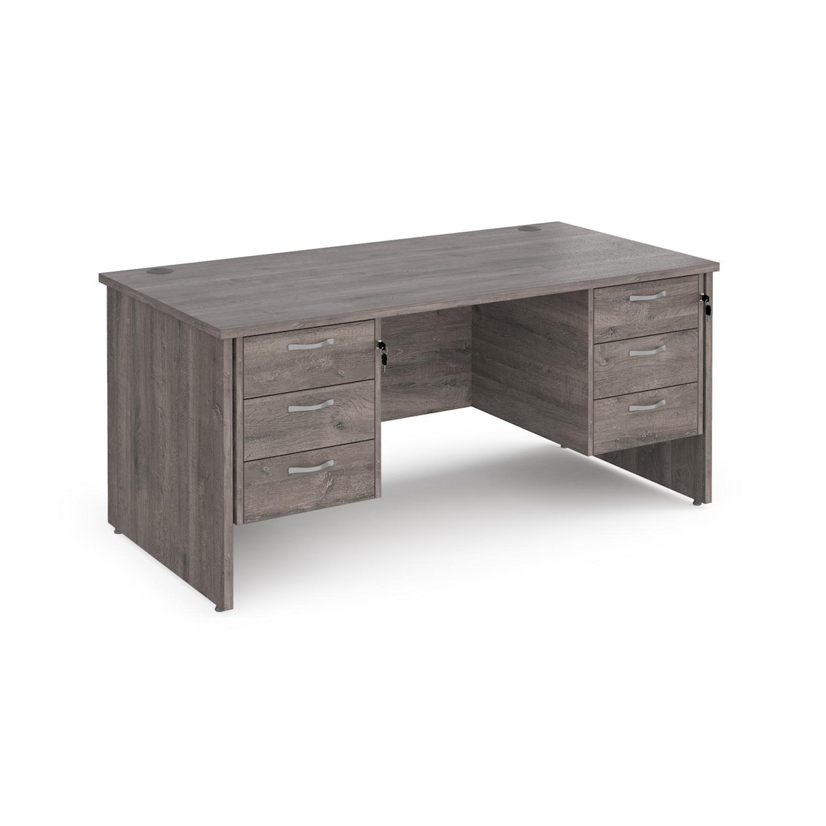 MAESTRO25 Desk 1600X800MM 2X3DR Grey,Delivery Only 1