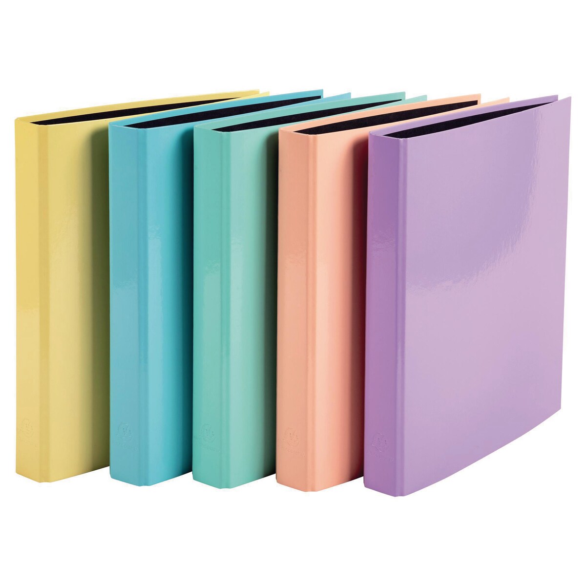 Exacompta Aquarel Ring Binder - Assorted Pastel Colours, Pack of 10 1