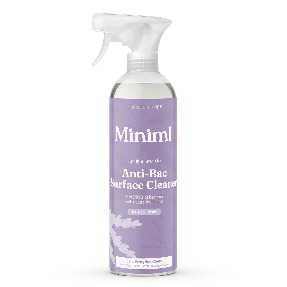 Miniml Anti-Bac Cleaner Lavender 750ml 1
