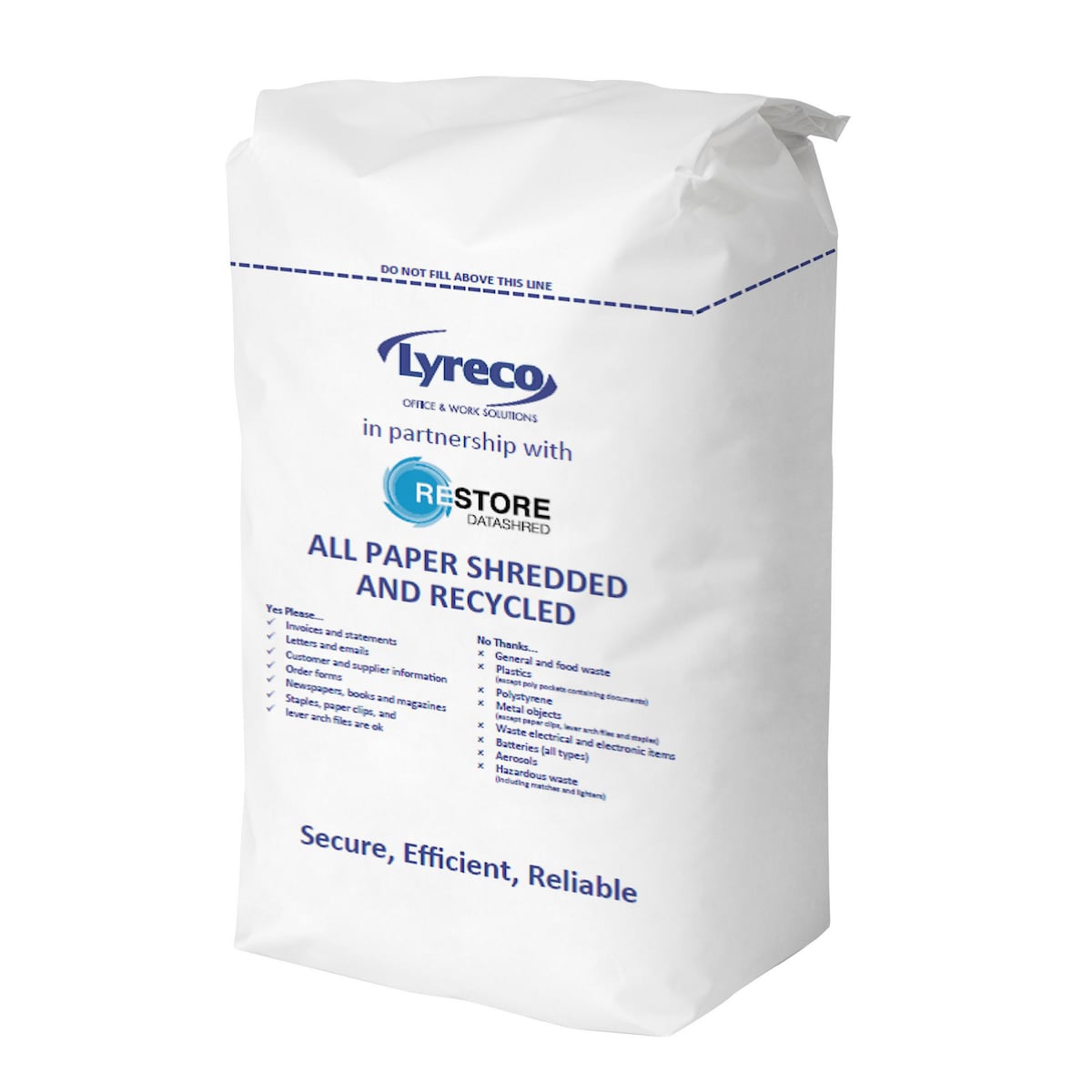 SHREDDING SERVICE BAG RETURN 1