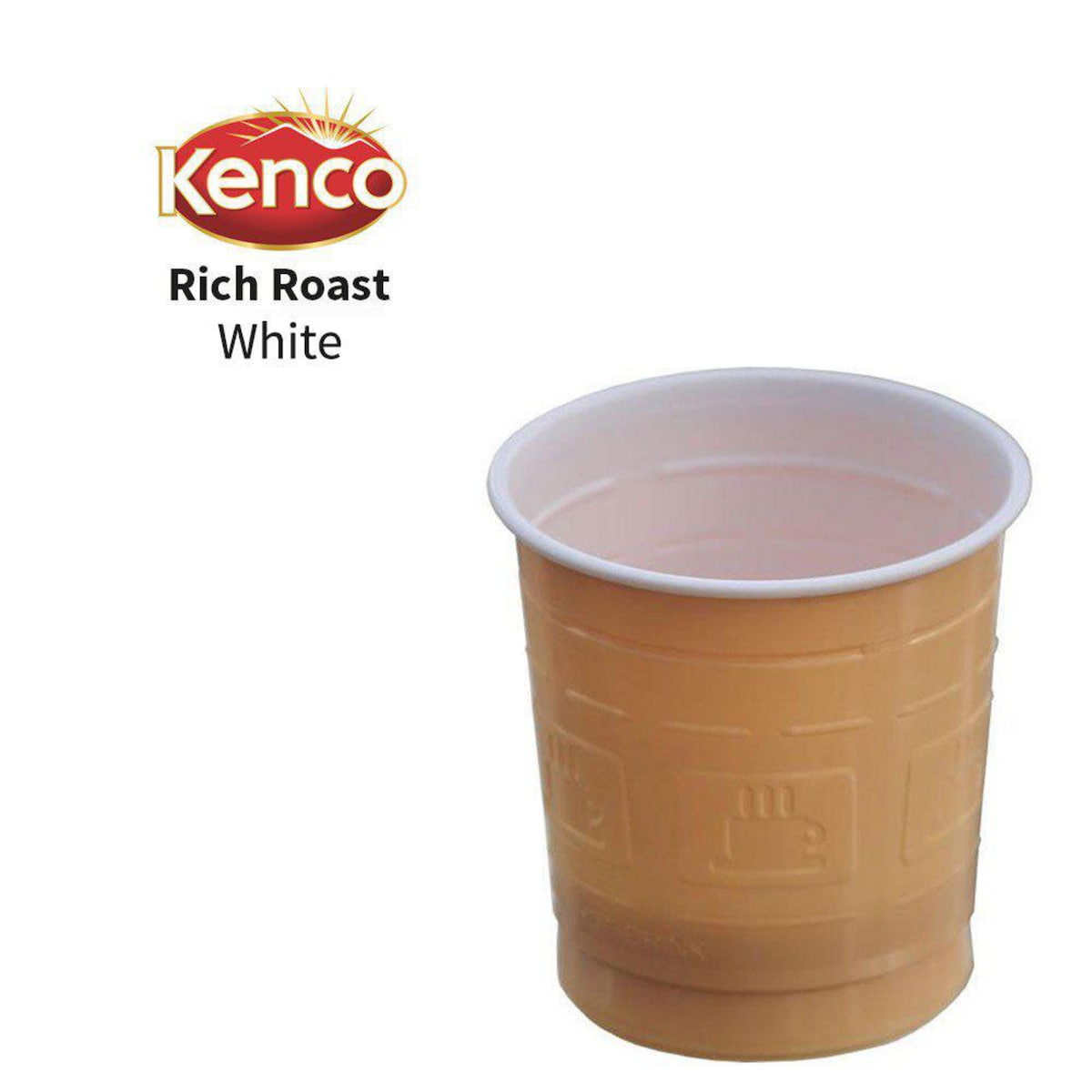 In-Cup Kenco Rich White 25's 73mm Plastic In-Cup 1