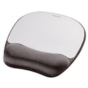 Fellowes Mouse Pad Wrist Rest - Memory Foam Mousepad Wrist Support - Silver 1