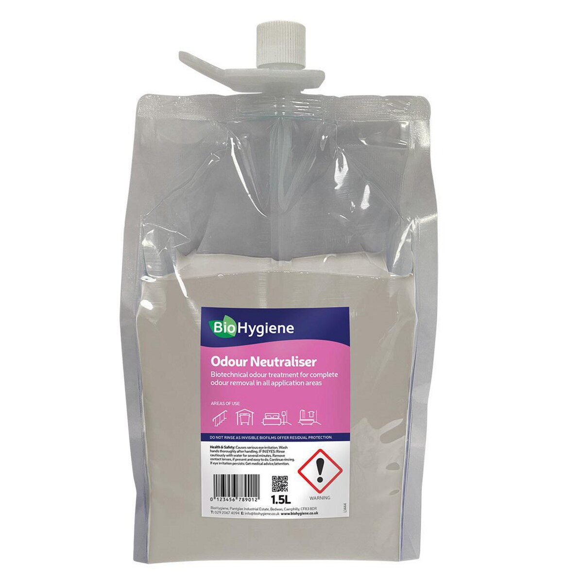BioHygiene Odour Neutraliser 1.5L Clear 1