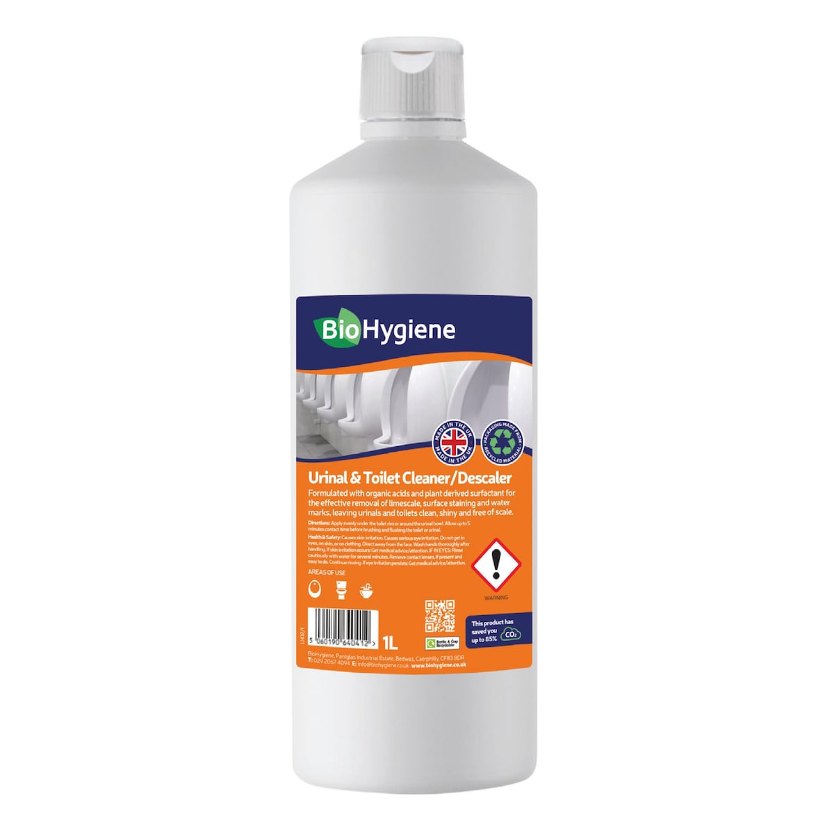 BioHygiene Urinal & Toilet Cleaner/Descaler 1L 1