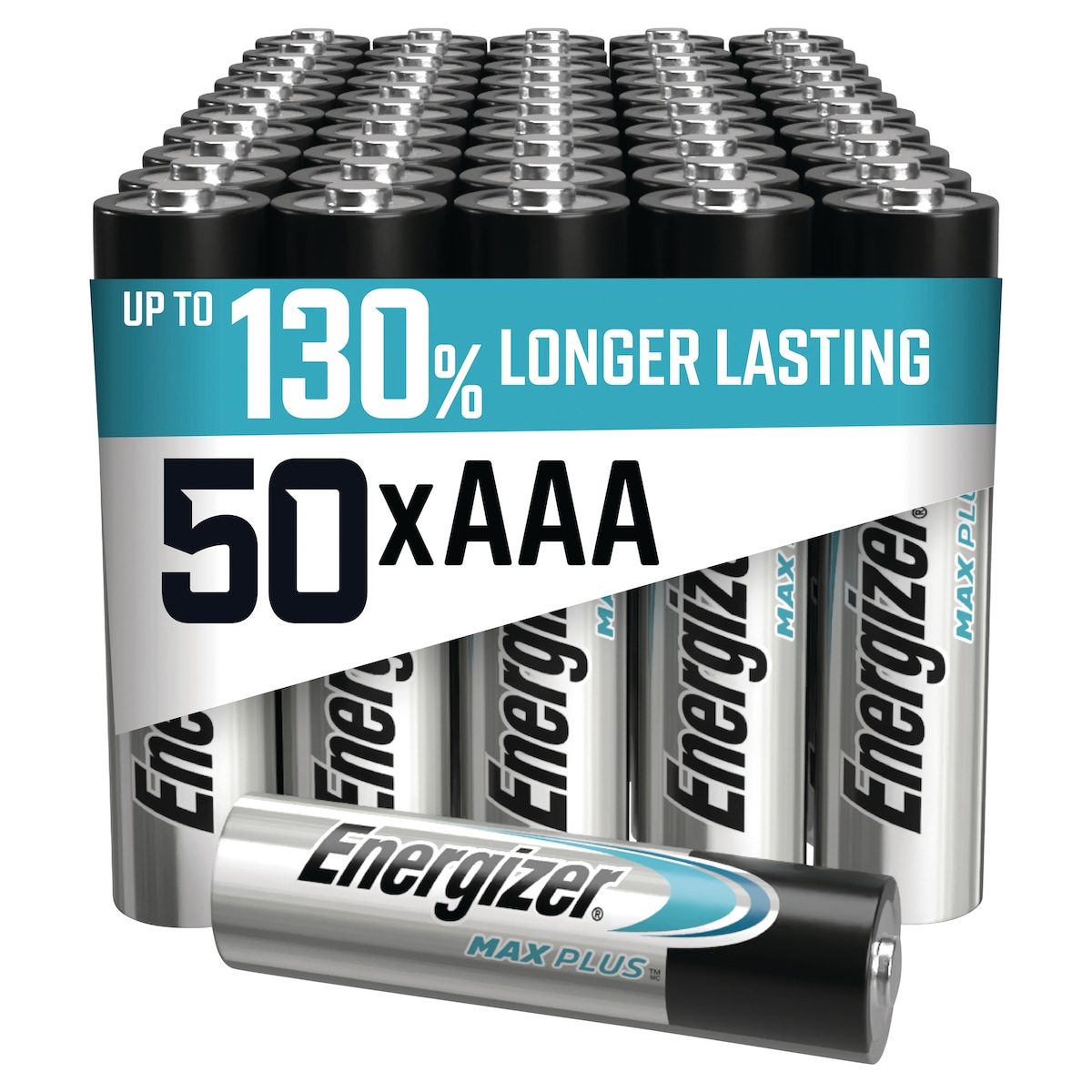 Energizer Alkaline Max Plus AAA Batteries - 50 Pack 1