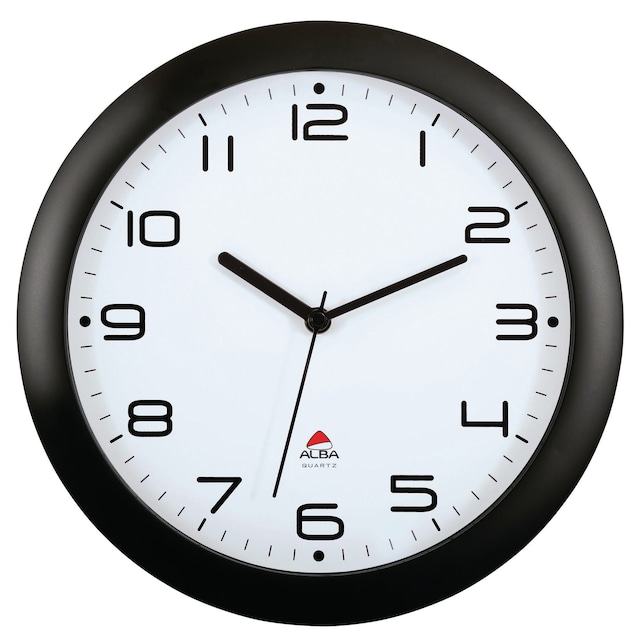 Alba Wall Clock Black 1