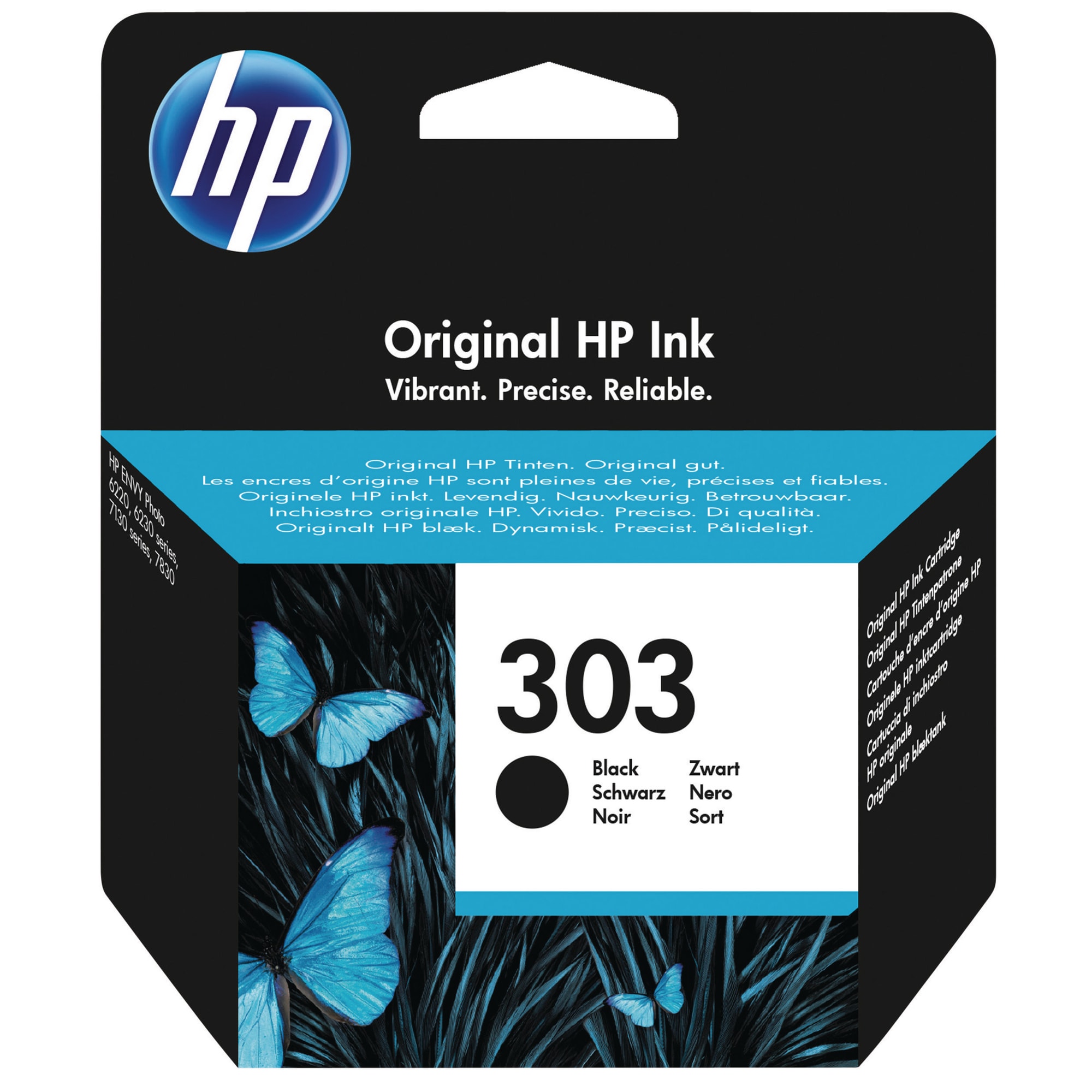HP 303 Black Original Ink Cartridge (T6N02AE) | Lyreco