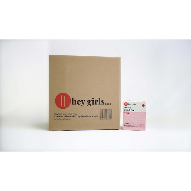 Hey Girls Day Period Pads - Pack of 500 1