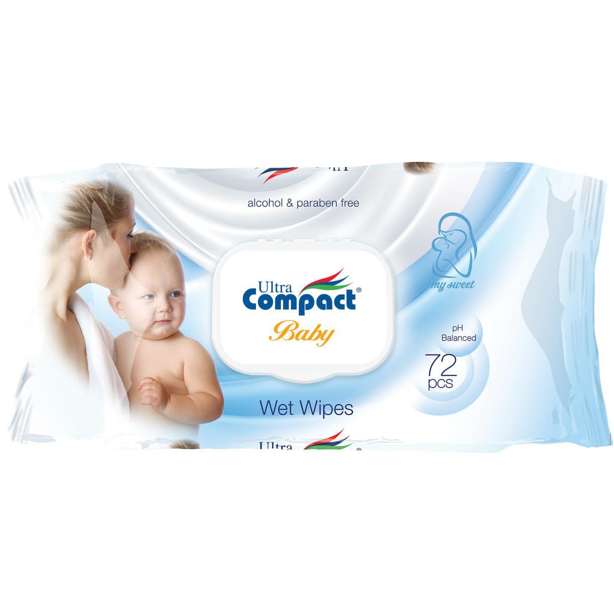 Allied Hygiene Baby Wipes, Pack of 72 1