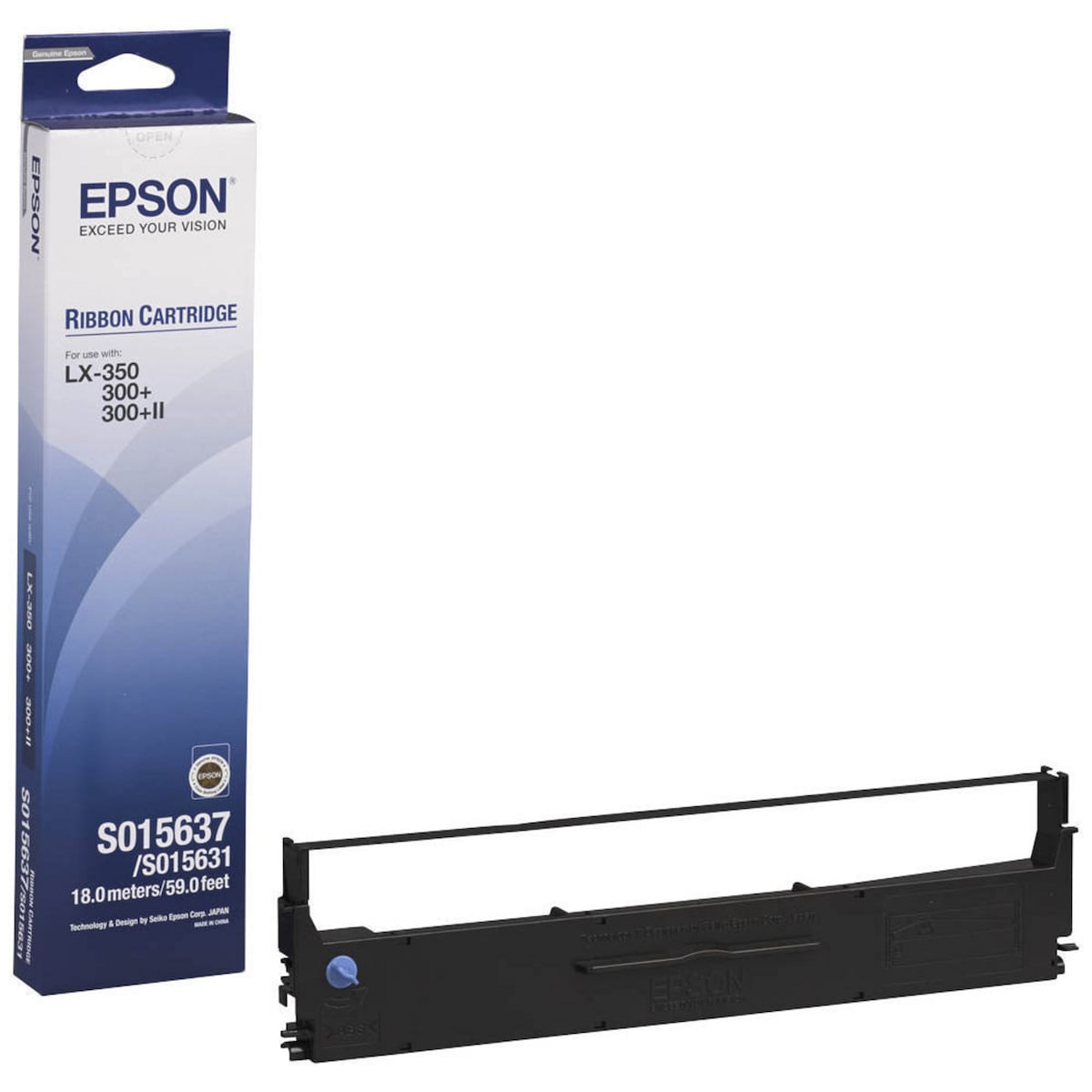 Epson LX-350/LX-300 Print Ribbon Black 1
