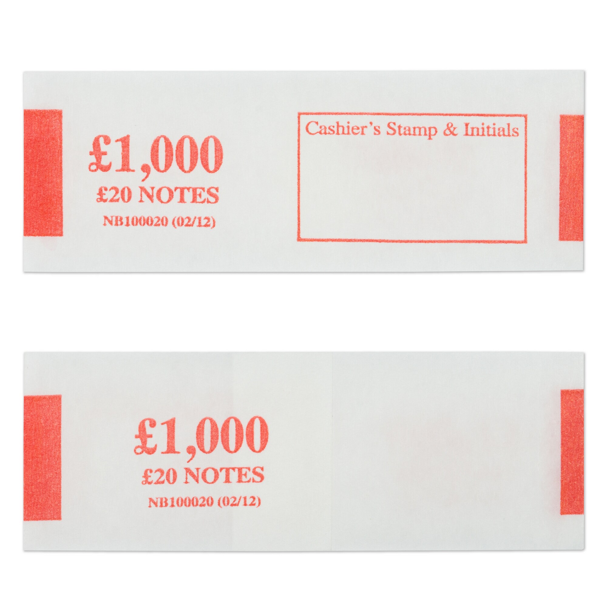 Notebands £1000 In £20 - Pack of 500 | Lyreco