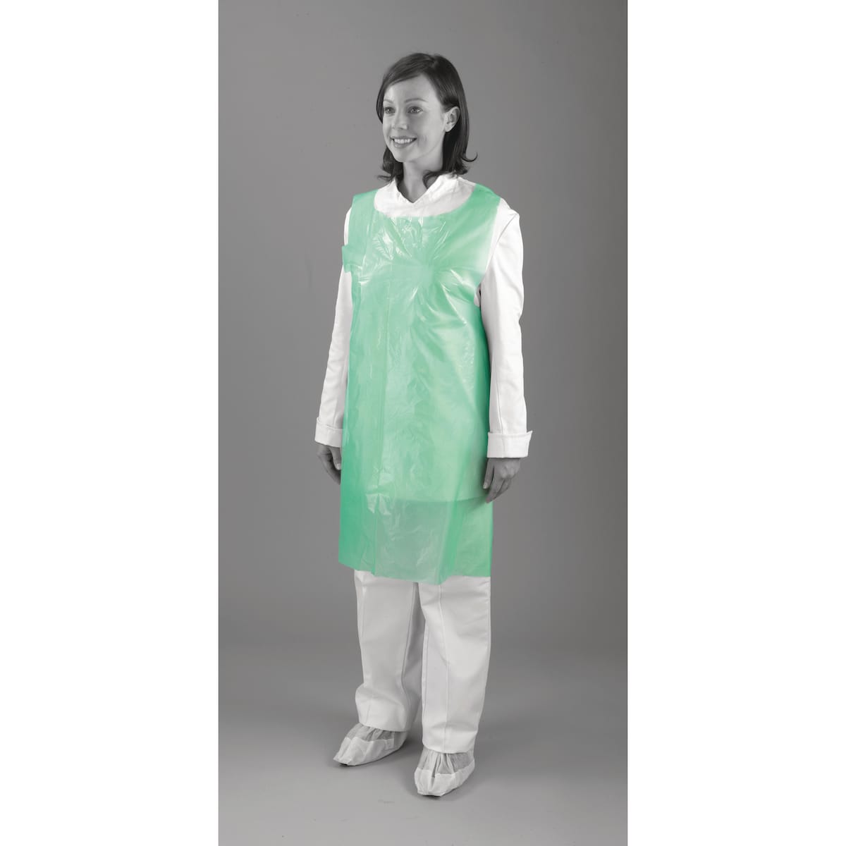 Flat Pack Aprons Green - Box of 100 1