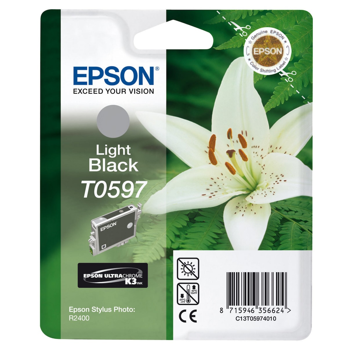Epson T0597 Ink Cartridge Light Black 1
