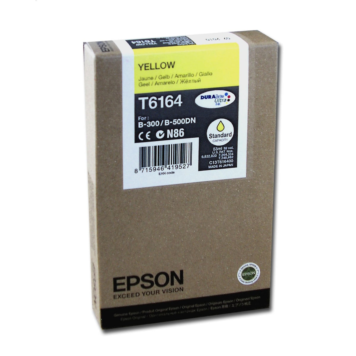 Epson T6164 Ink Cartridge Yellow 1