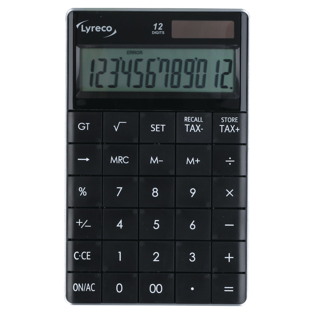 Lyreco Desk Calculator 12-Digit Black 1