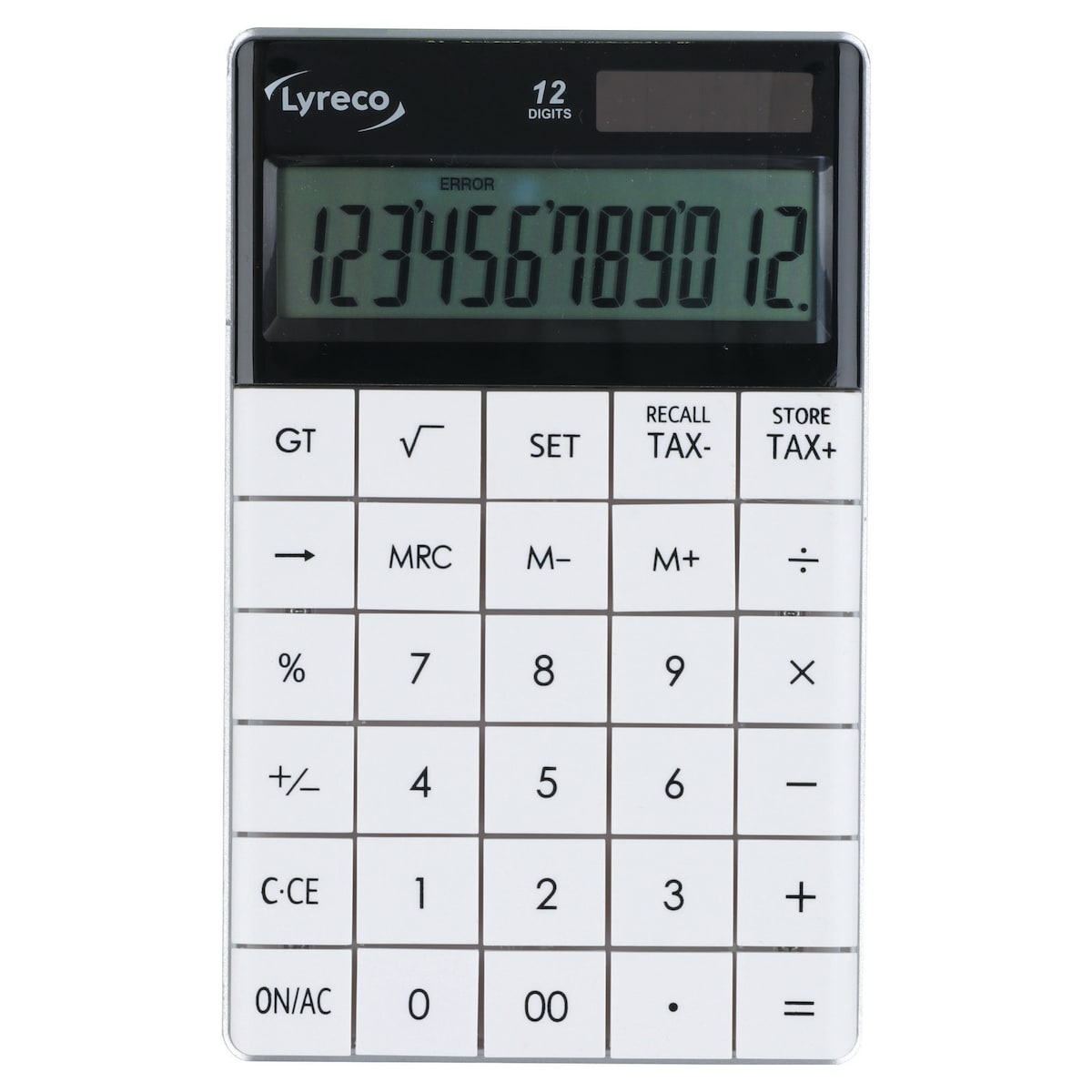 Lyreco Desk Calculator 12-Digit White 1