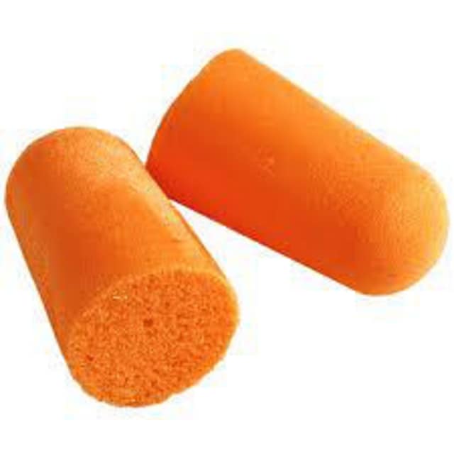 3M 1100 Orange Foam Ear Plugs Box200 1