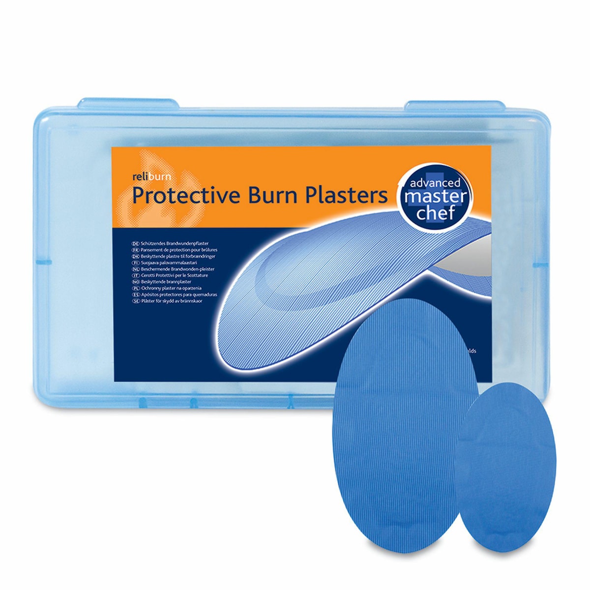 Dependaplast Blue Advanced Hydrogel Burn Plasters 1