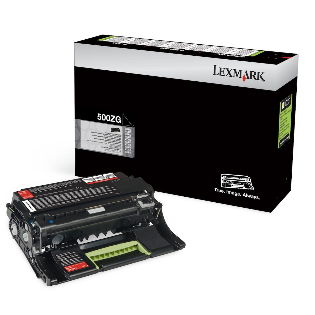 Lexmark 50F0ZA0 Imaging Unit Black 1