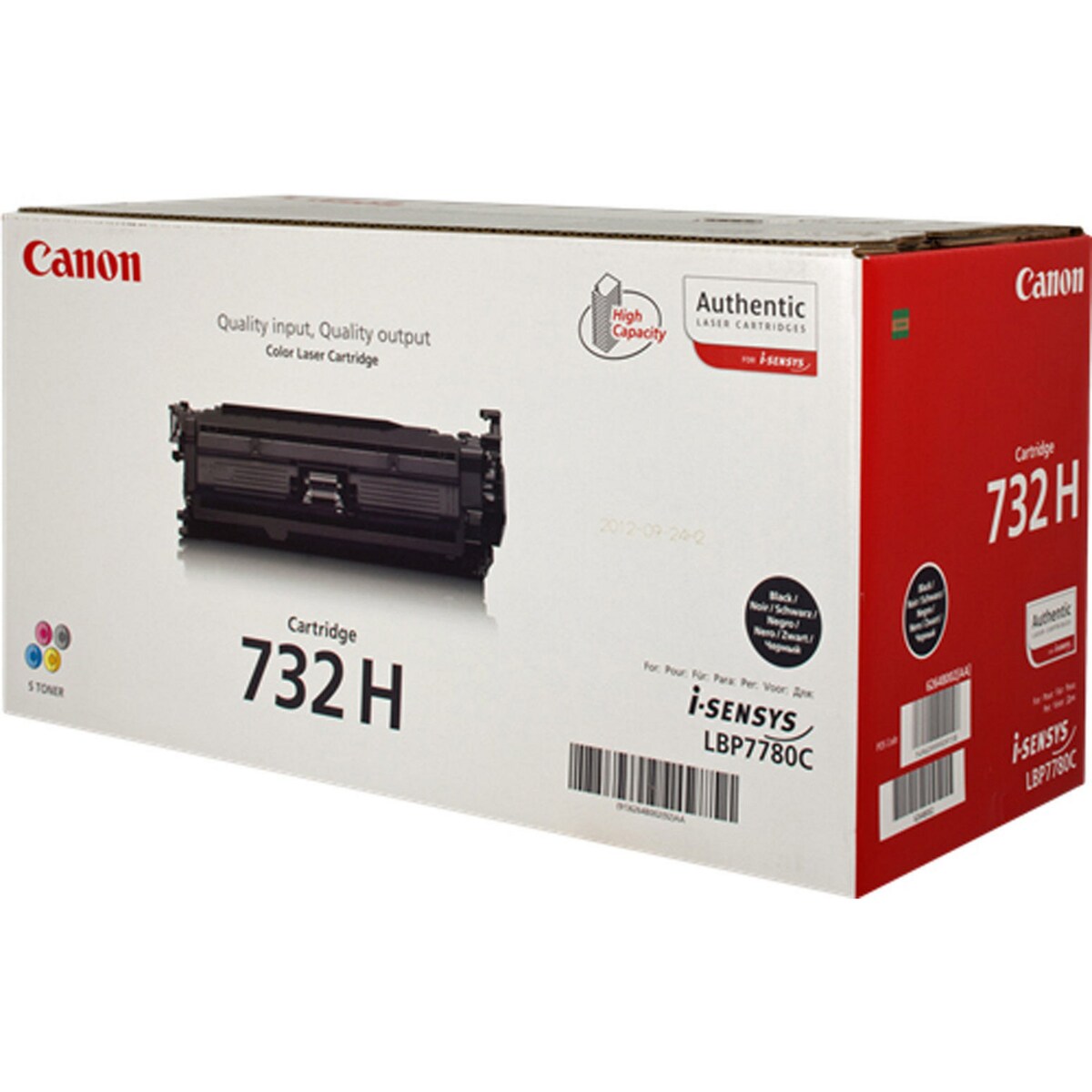 Canon 732H Toner Cartridge Black 1