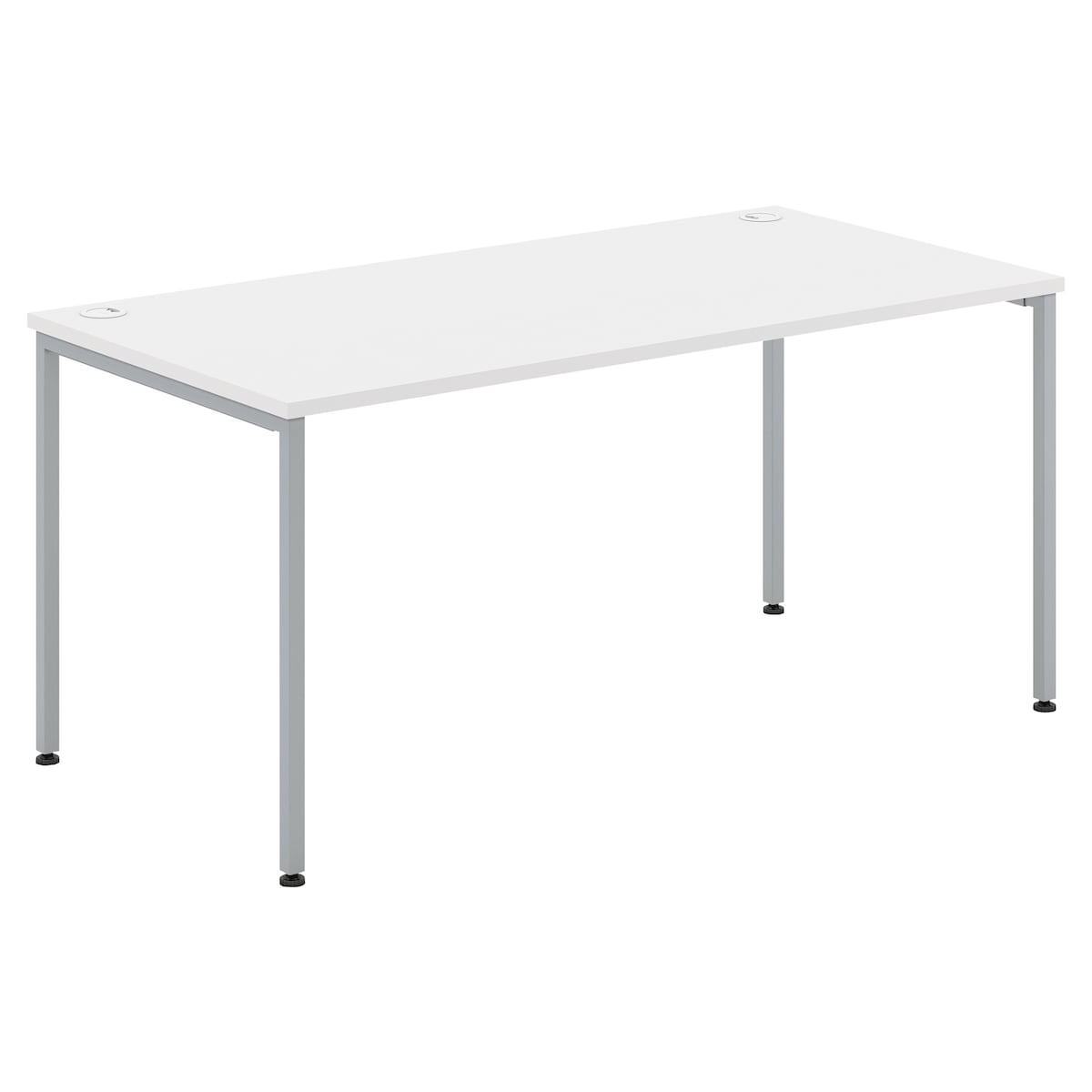 Lyreco Straight Desk, White, 160cm 1