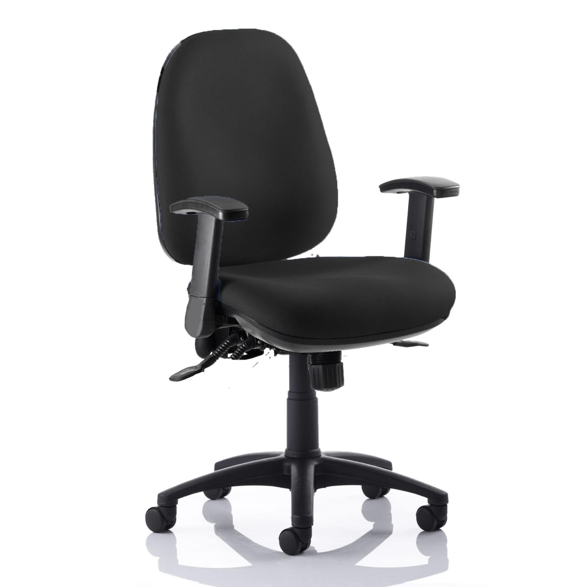 React Ergonomic Synchronised Mech Chair - Black 1