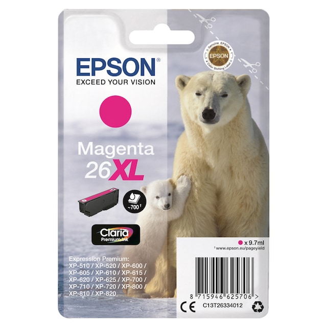 Epson 26XL Ink Cartridge Magenta 1