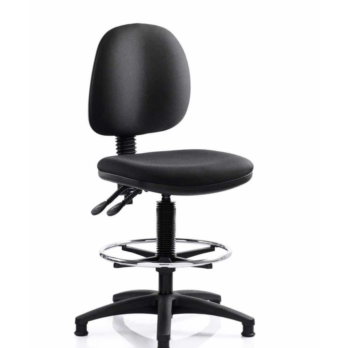 Tech Draughtsman Chair Black 1