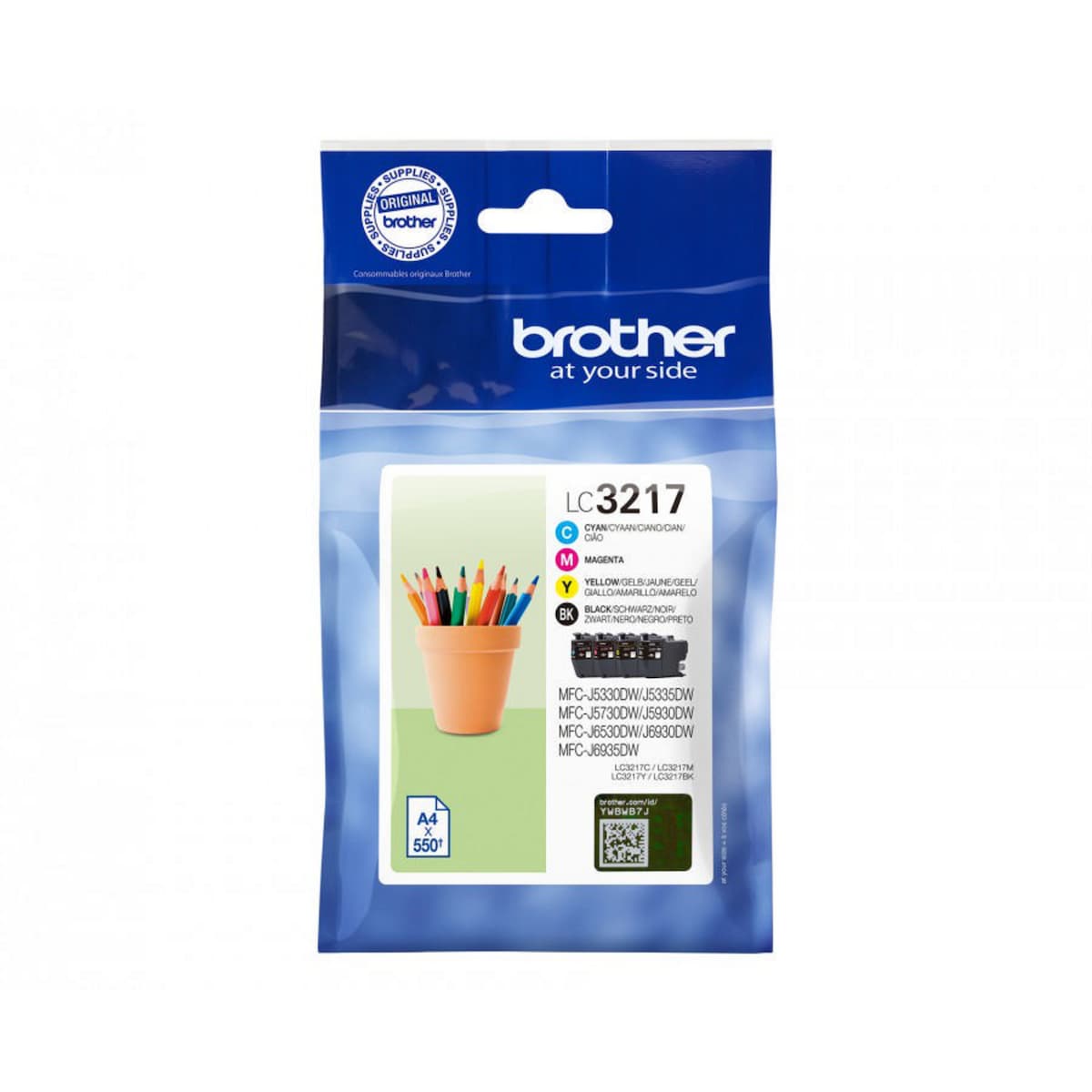 Brother LC-3217Val Inkjet Cartridge B/C/M/Y 1