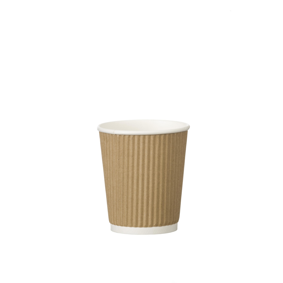 Kraft Triple Wall 8oz Ripple Cup - Pack of 25 1