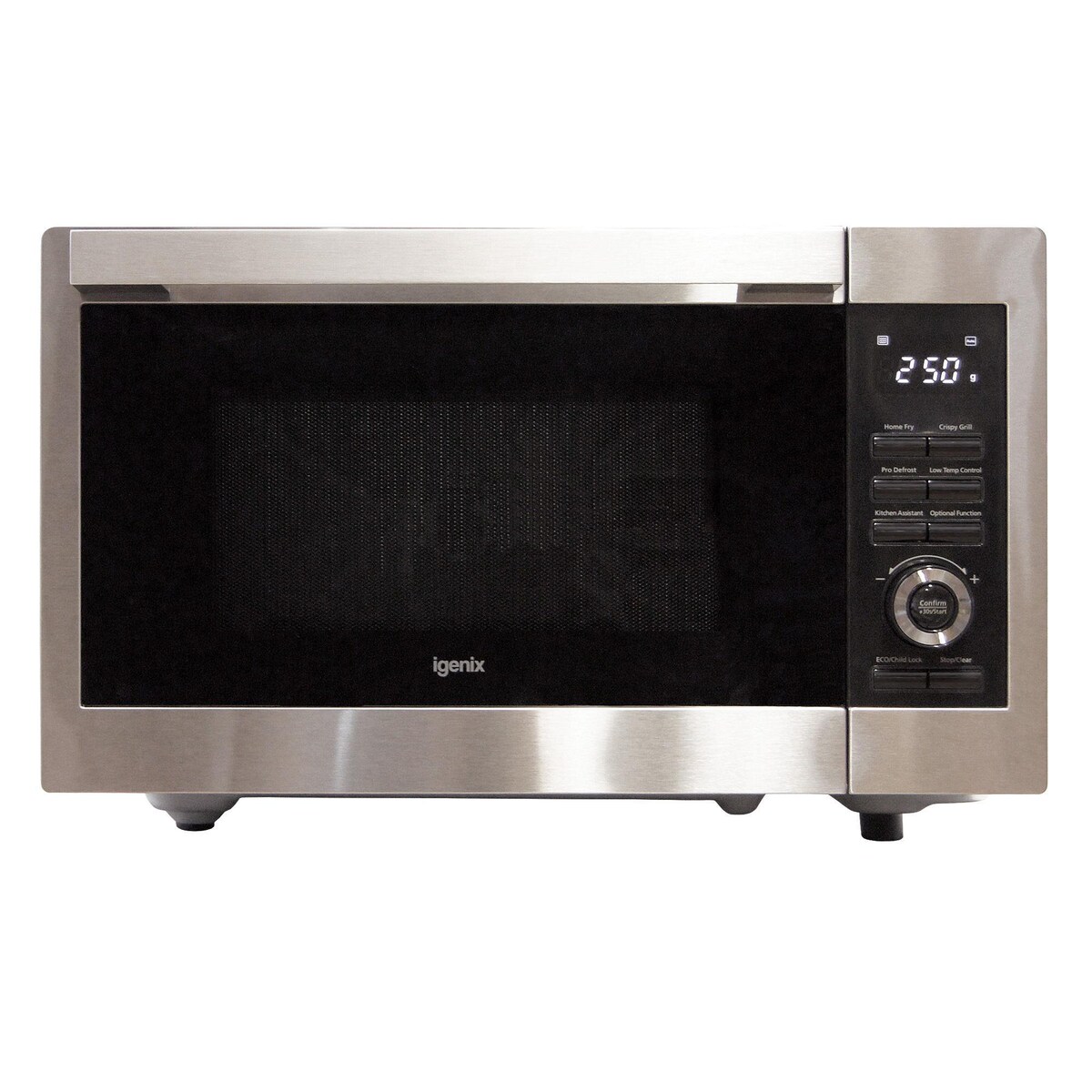 Igenix 30 Litre 1000W Digital Combi Microwave with Stainless Steel Trim 1