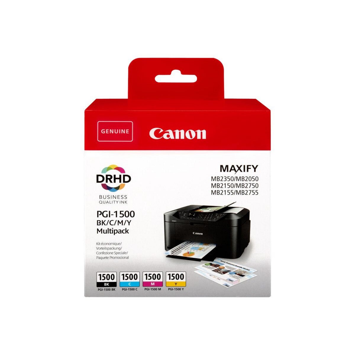 Canon PGI-1500 Inkjet Cartridge Bk/C/M/Y 1