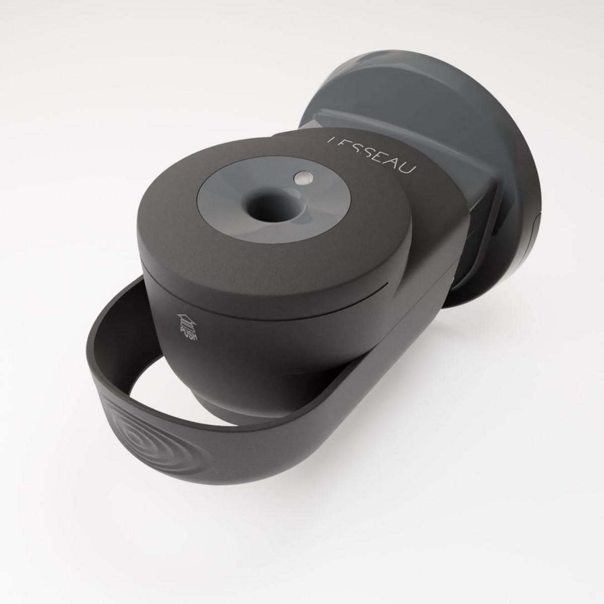 Lesseau Manual Dispenser Black | Lyreco