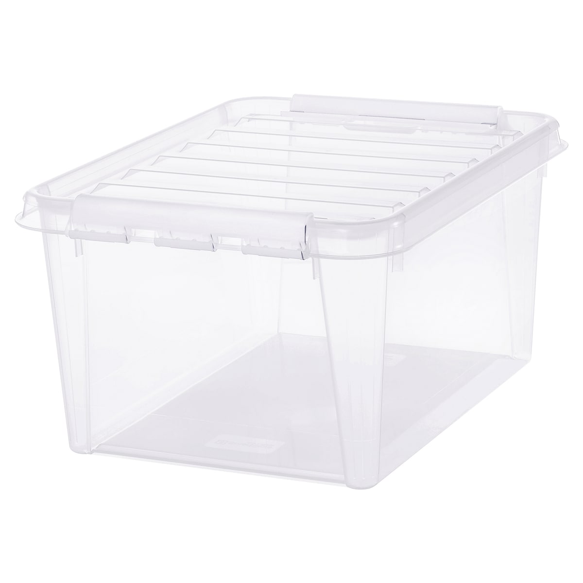 SmartStore™ Classic 31 L Storage Box, Large Clear Stackable Organizer with Lid 1