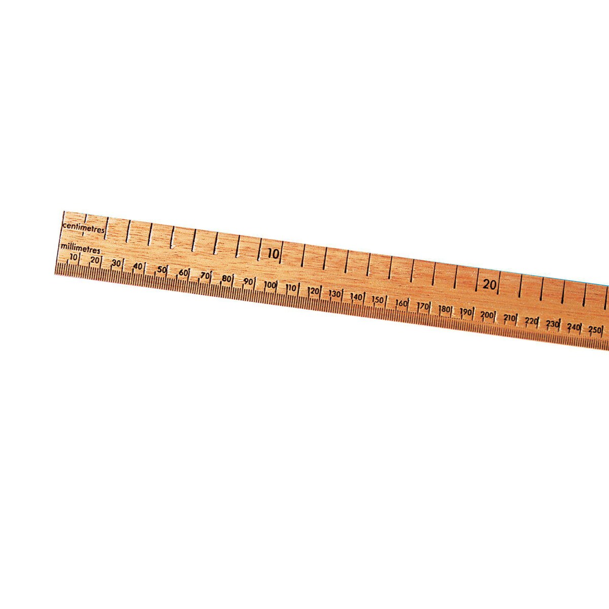 Philip Harris Wooden Metre cm/mm Ruler 1