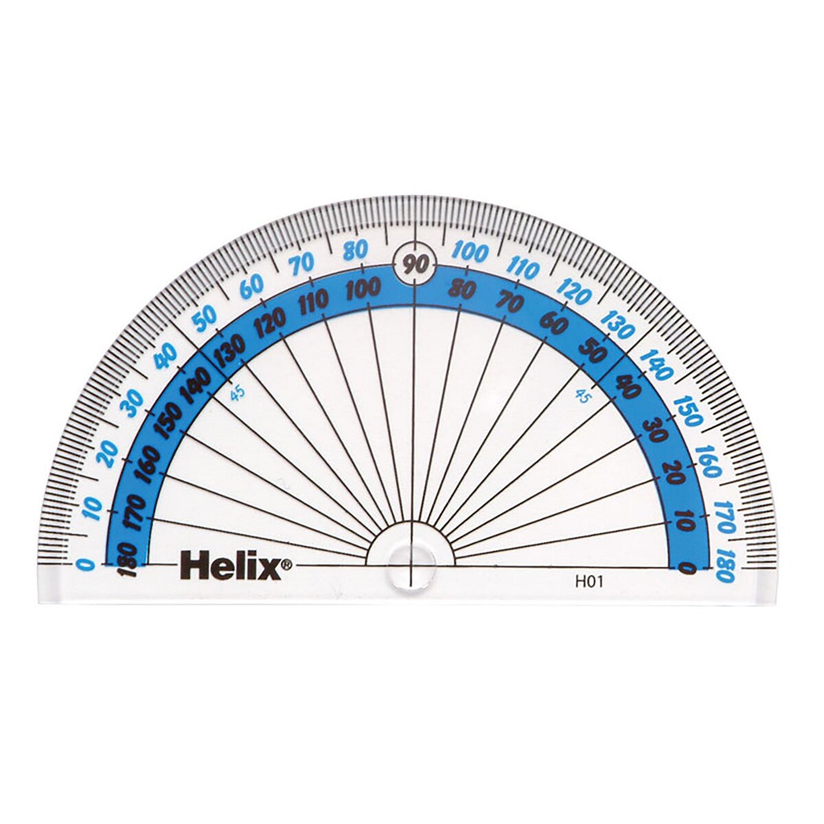 Helix Two-Coloured Protractor Pack of 50 1