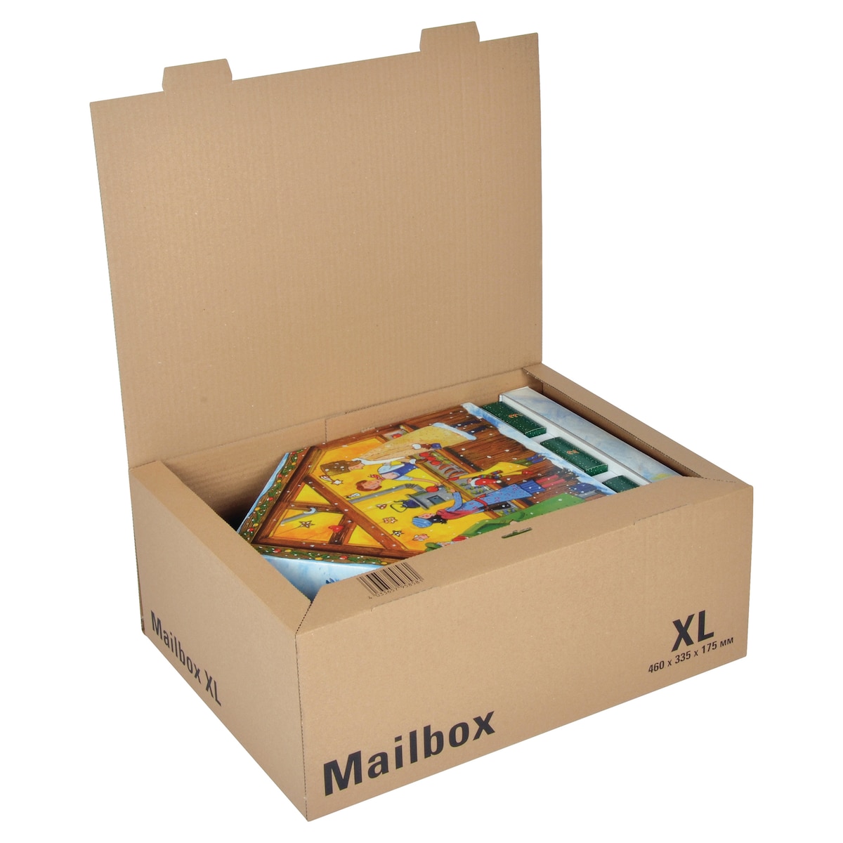 COLOMPAC CP098.05 XL Mail Box – Large Brown Mail Hub 1
