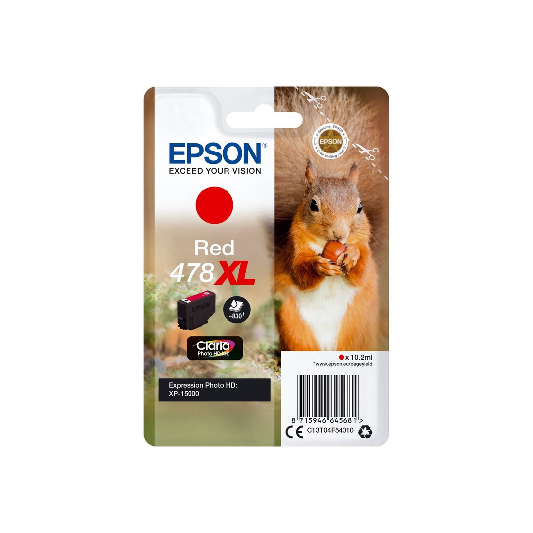 Epson 478XL Original Ink Cartridge Red | Lyreco