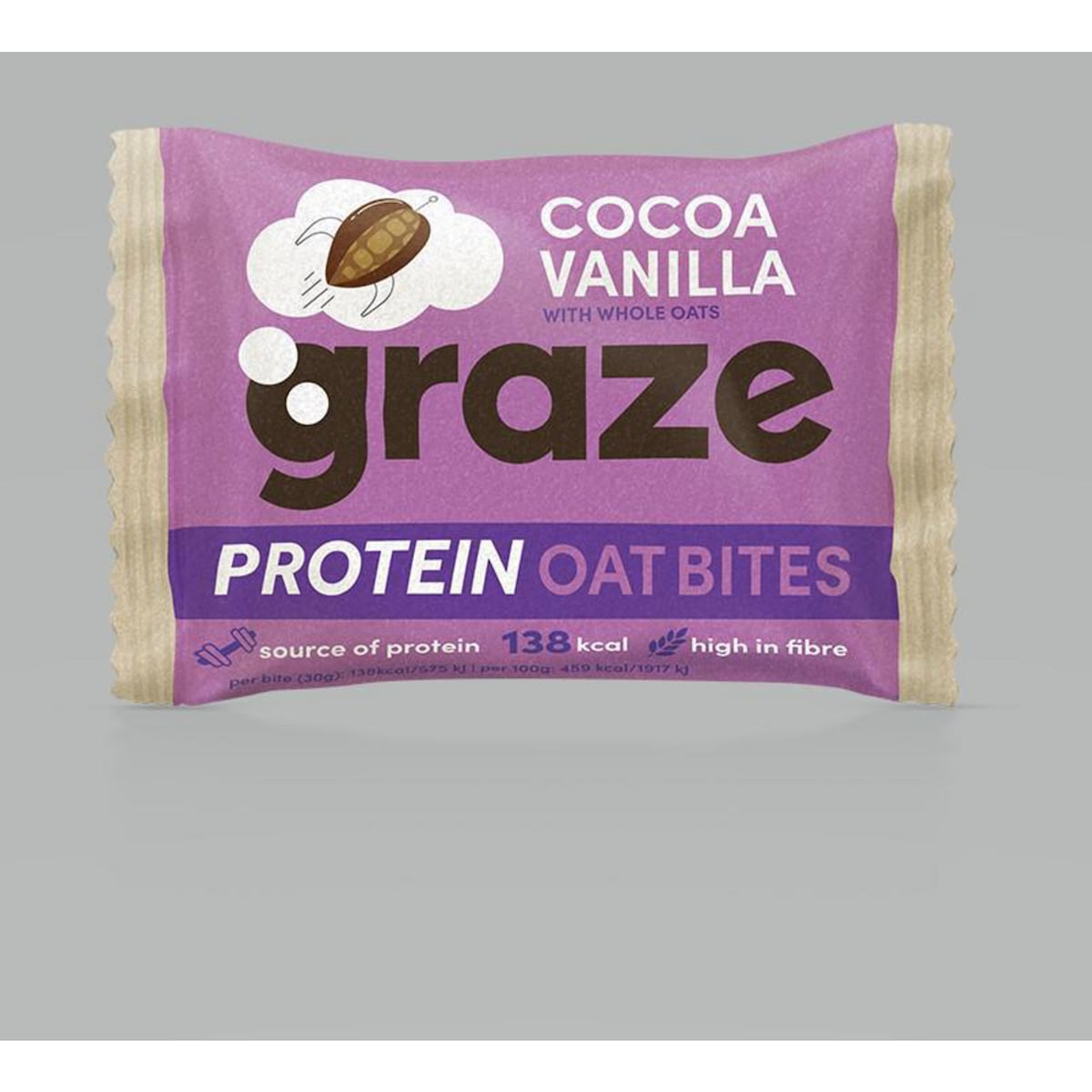 Graze Coca And Vanilla Protein Bites- Pack Of 15 1