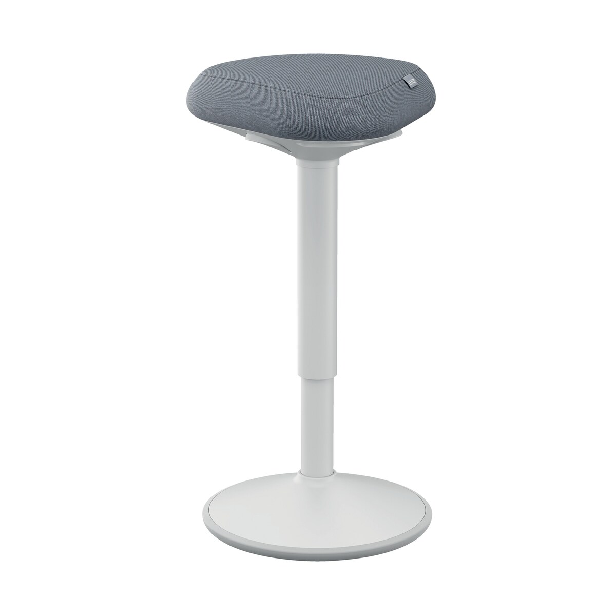 Leitz Ergo Active Standing Stool with Comfort Seat, Light Grey 1